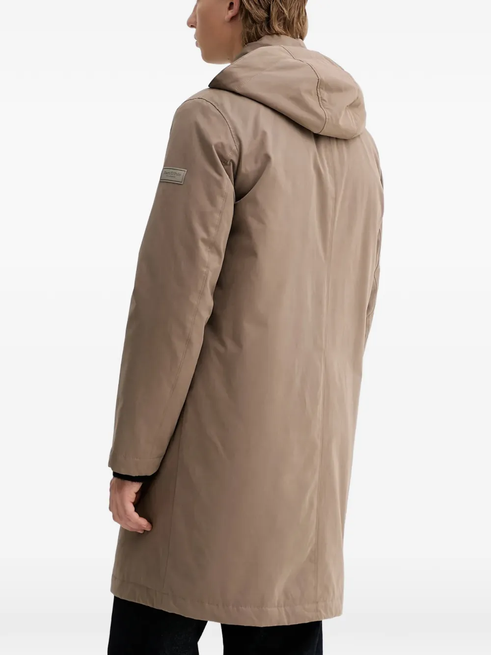 Marc O'Polo Jas met capuchon Beige