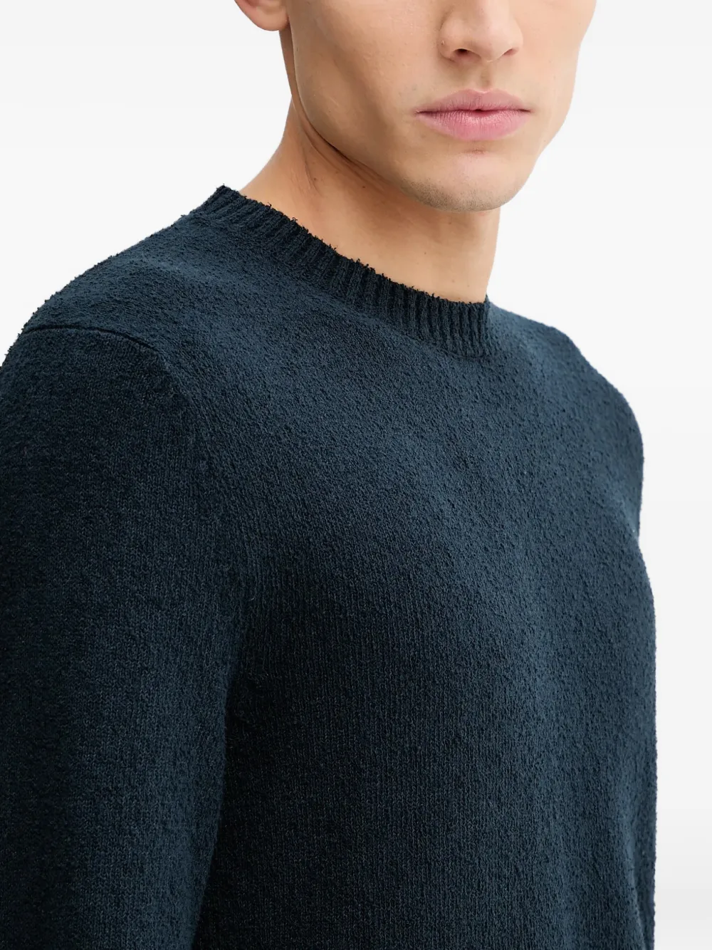 Marc O'Polo Trui met ronde hals Blauw