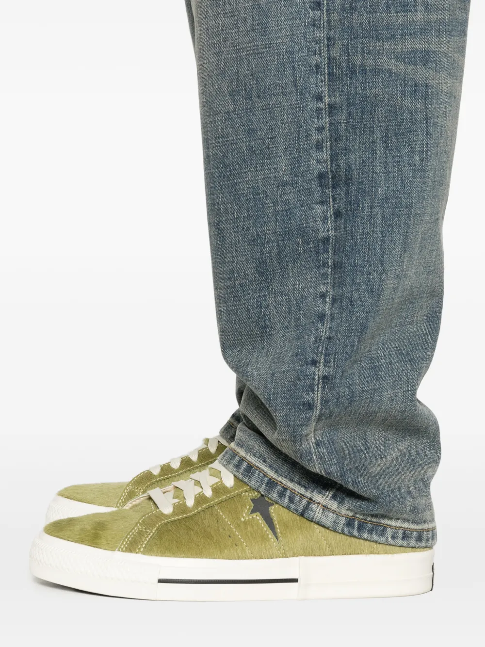 Carhartt WIP Aaron jeans met vijf zakken Blauw
