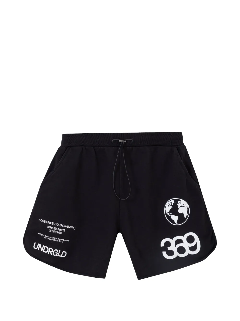 UNDERGOLD Shorts Golden Heritage Basic Biased - Nero