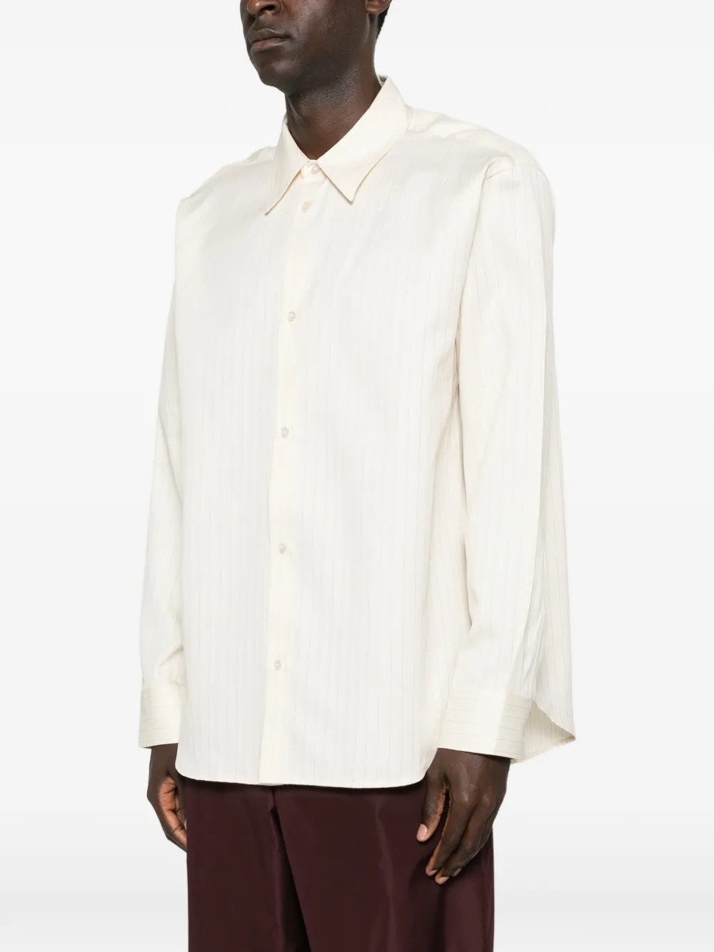  Studio Nicholson Striped Shirt - Neutrals 