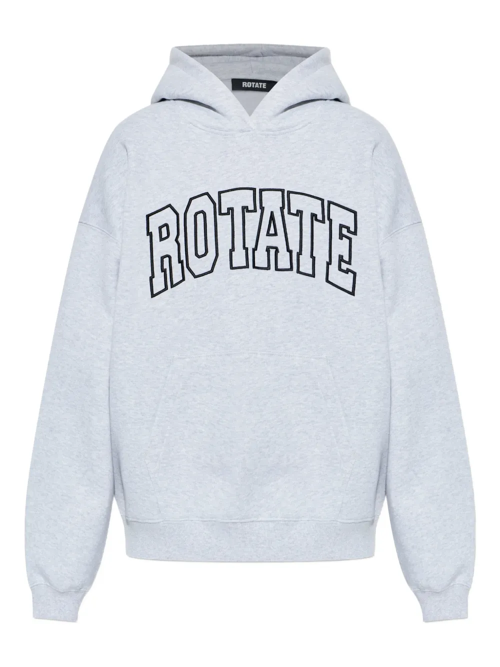 ROTATE BIRGER CHRISTENSEN logo-print hoodie - Grigio
