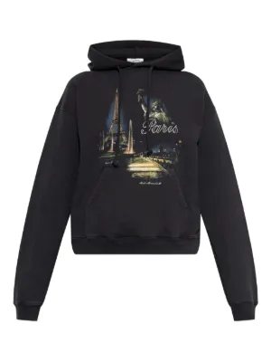 Balenciaga ロゴプレート パーカー | ブラック | FARFETCH JP Balenciaga ロゴプレート パーカー | ブラック | FARFETCH JP