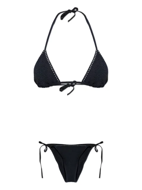 Hunza G Gina Swarovski® 褶皱比基尼套装