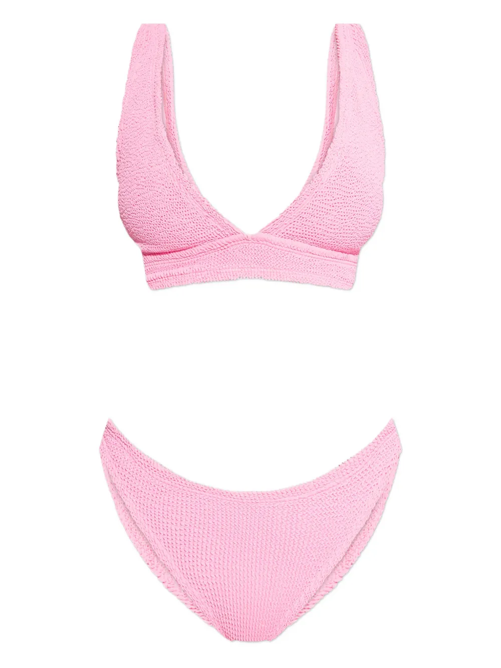 Hunza G Carla crinkle bikini - Rosa