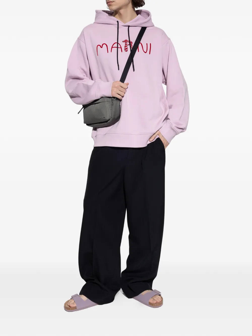 Birkenstock Arizona sandalen met gesp Paars