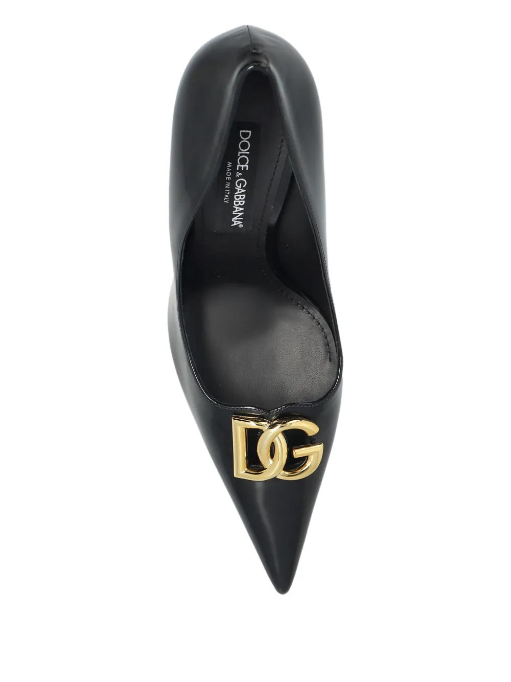 Dolce & Gabbana Pumps met metalen puntige neus Zwart