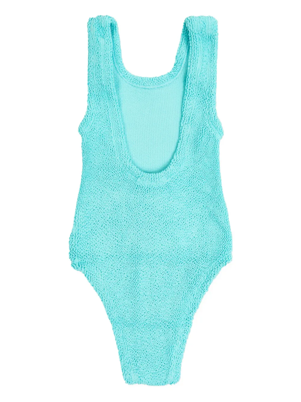  Hunza G Kids Classic Crinkle Swimsuit - Blue 