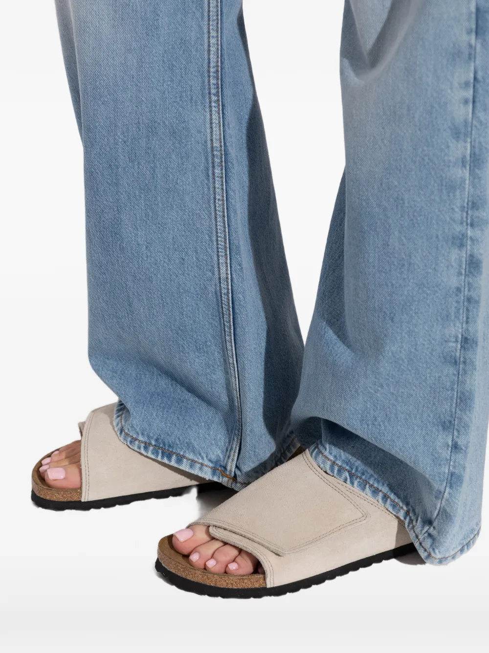 Birkenstock Solana VL suède sandalen Beige