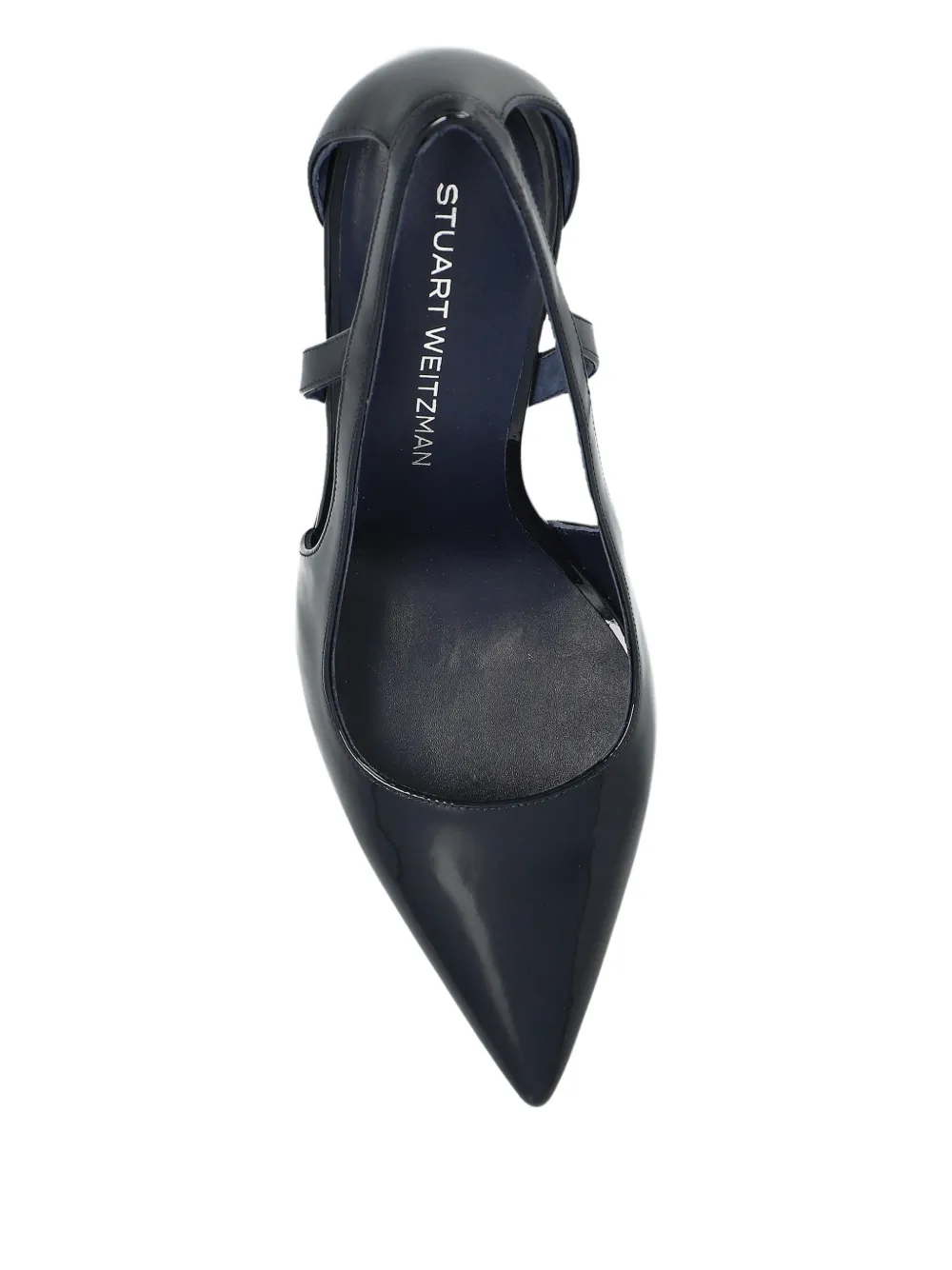 Stuart Weitzman Cutout pointed pumps Blauw