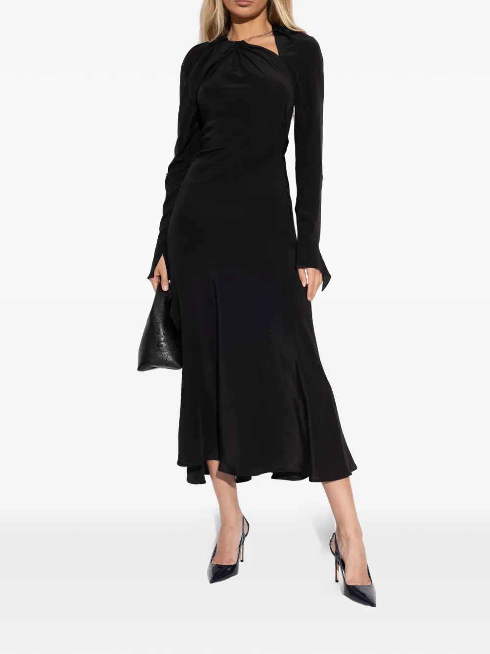 Stuart Weitzman Cutout pointed pumps Blauw