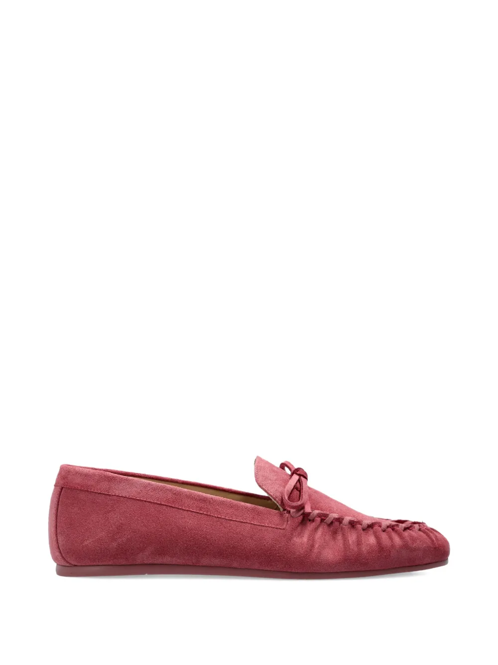 Stuart Weitzman Britt bow braided loafers - Rosa