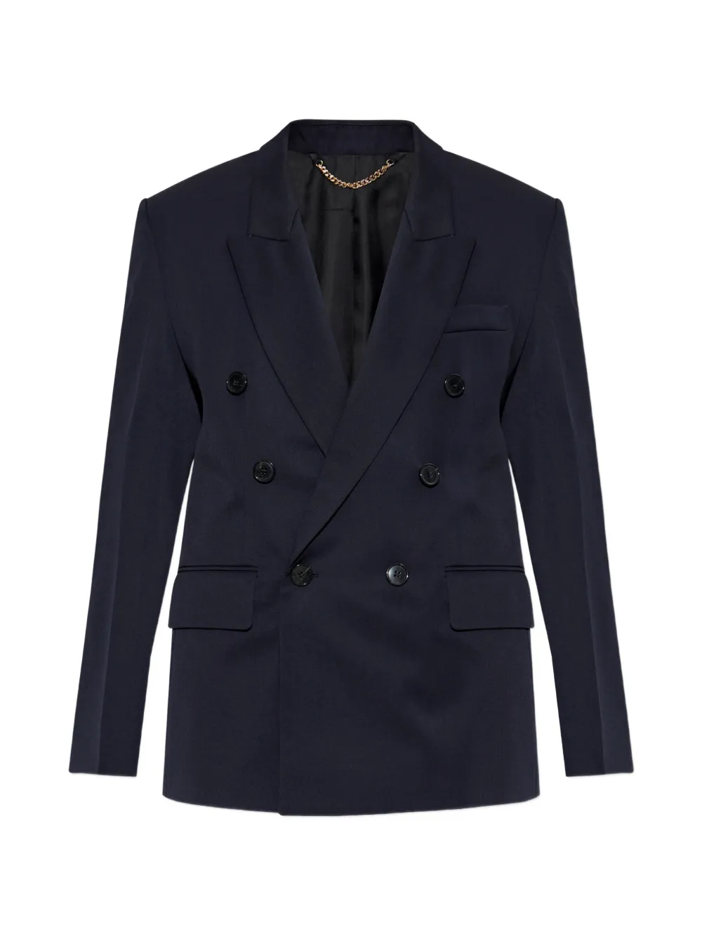 Victoria Beckham Tailored double-breasted blazer - Blu
