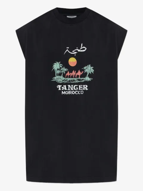 VETEMENTS graphic sleeveless T-shirt
