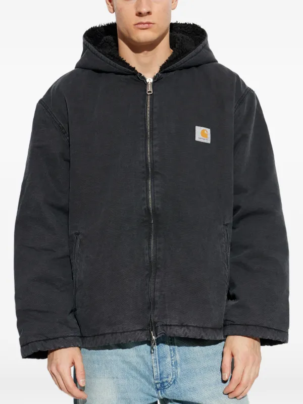 Carhartt WIP Mitch Hooded Zip Jacket | Grey | FARFETCH