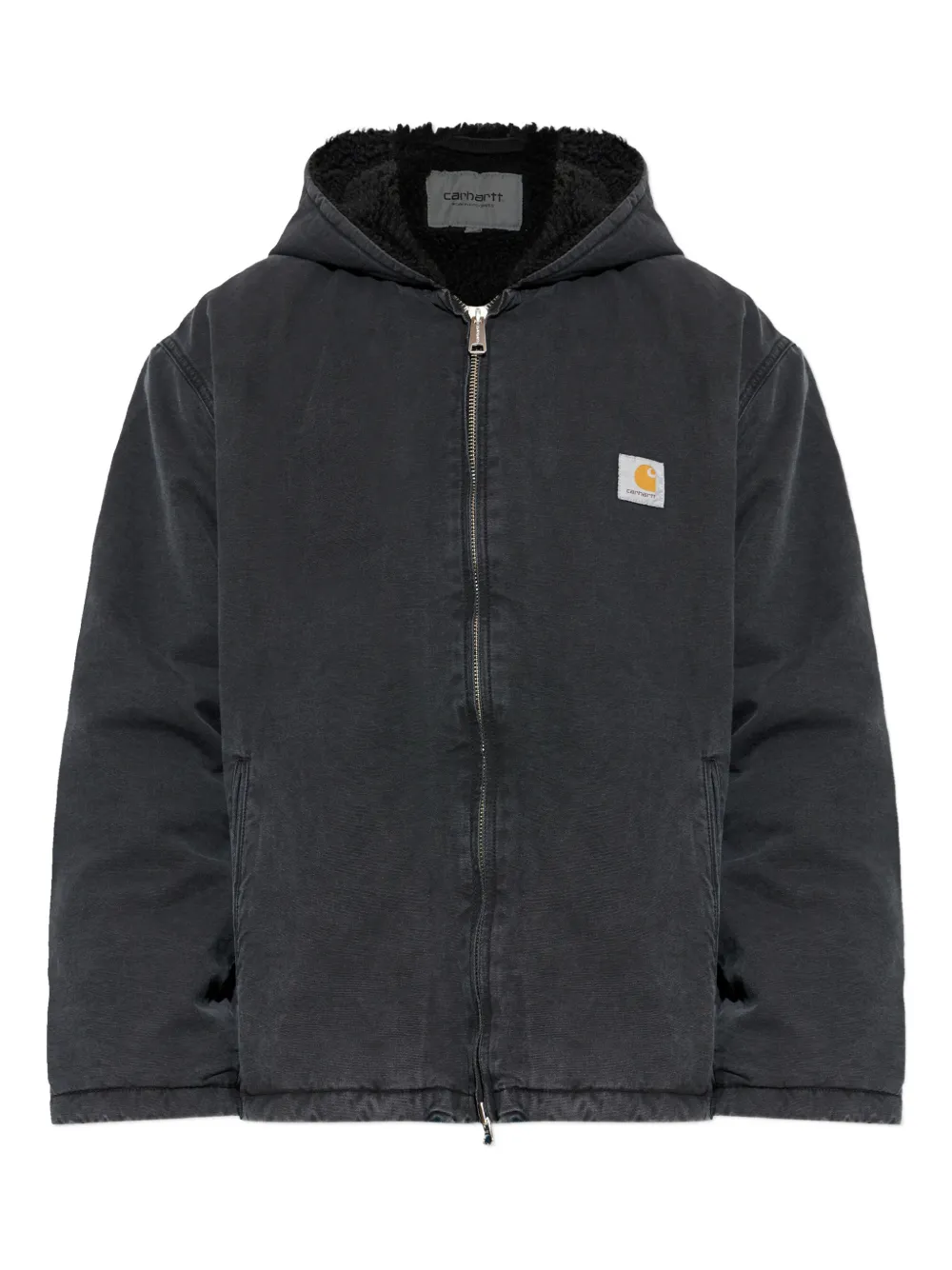 Carhartt WIP Mitch hooded zip jacket | Grey | Image 1