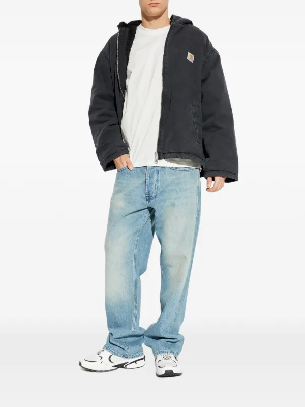 Carhartt WIP Mitch Hooded Zip Jacket | Grey | FARFETCH