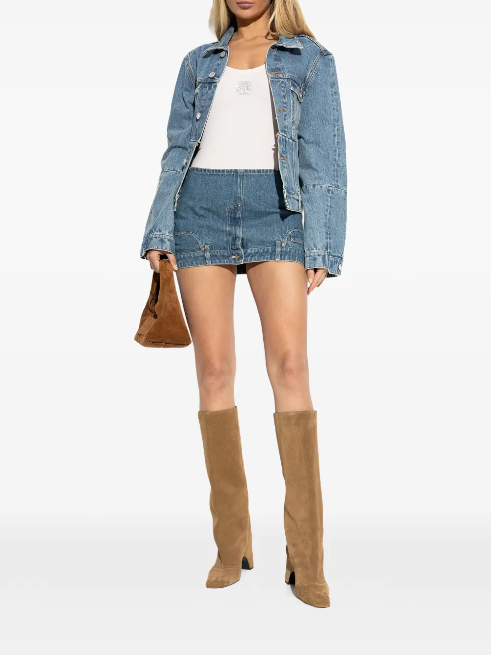 VETEMENTS Tanktop met stras Roze