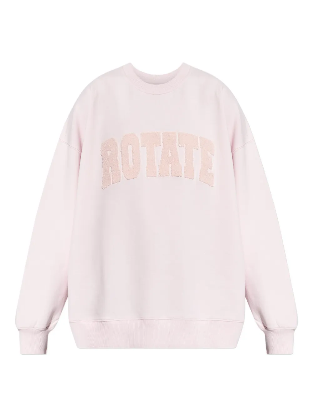 ROTATE BIRGER CHRISTENSEN logo-appliqué sweatshirt - Rosa