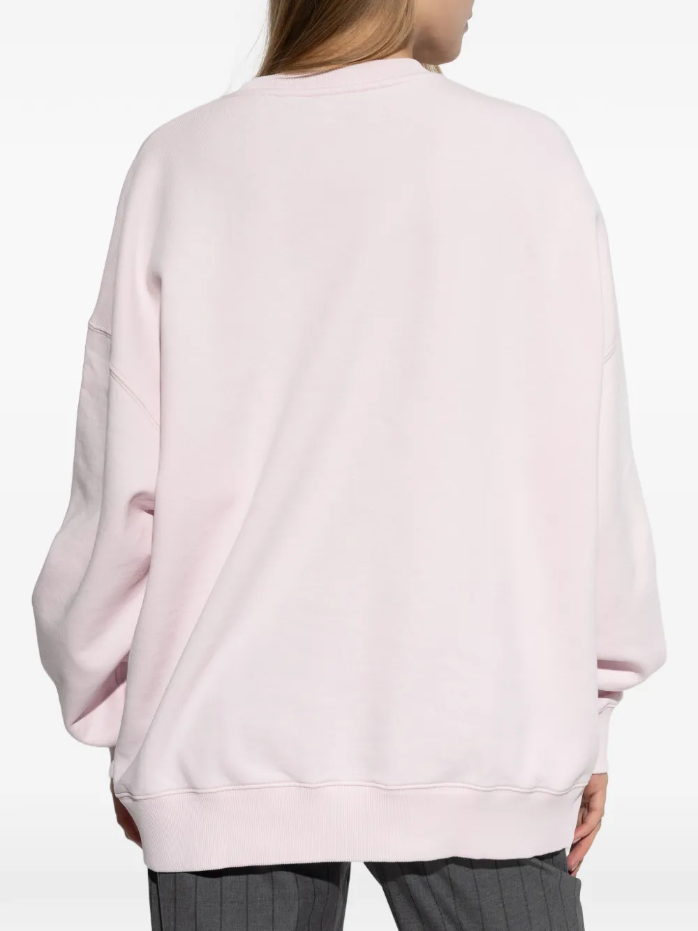 ROTATE BIRGER CHRISTENSEN Sweater met logopatch Roze