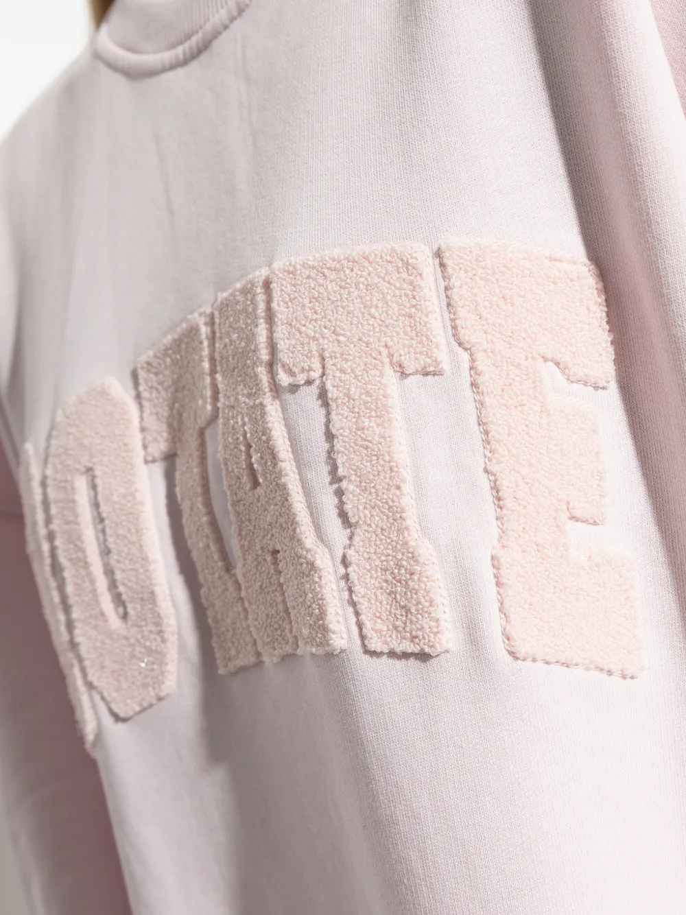 ROTATE BIRGER CHRISTENSEN Sweater met logopatch Roze