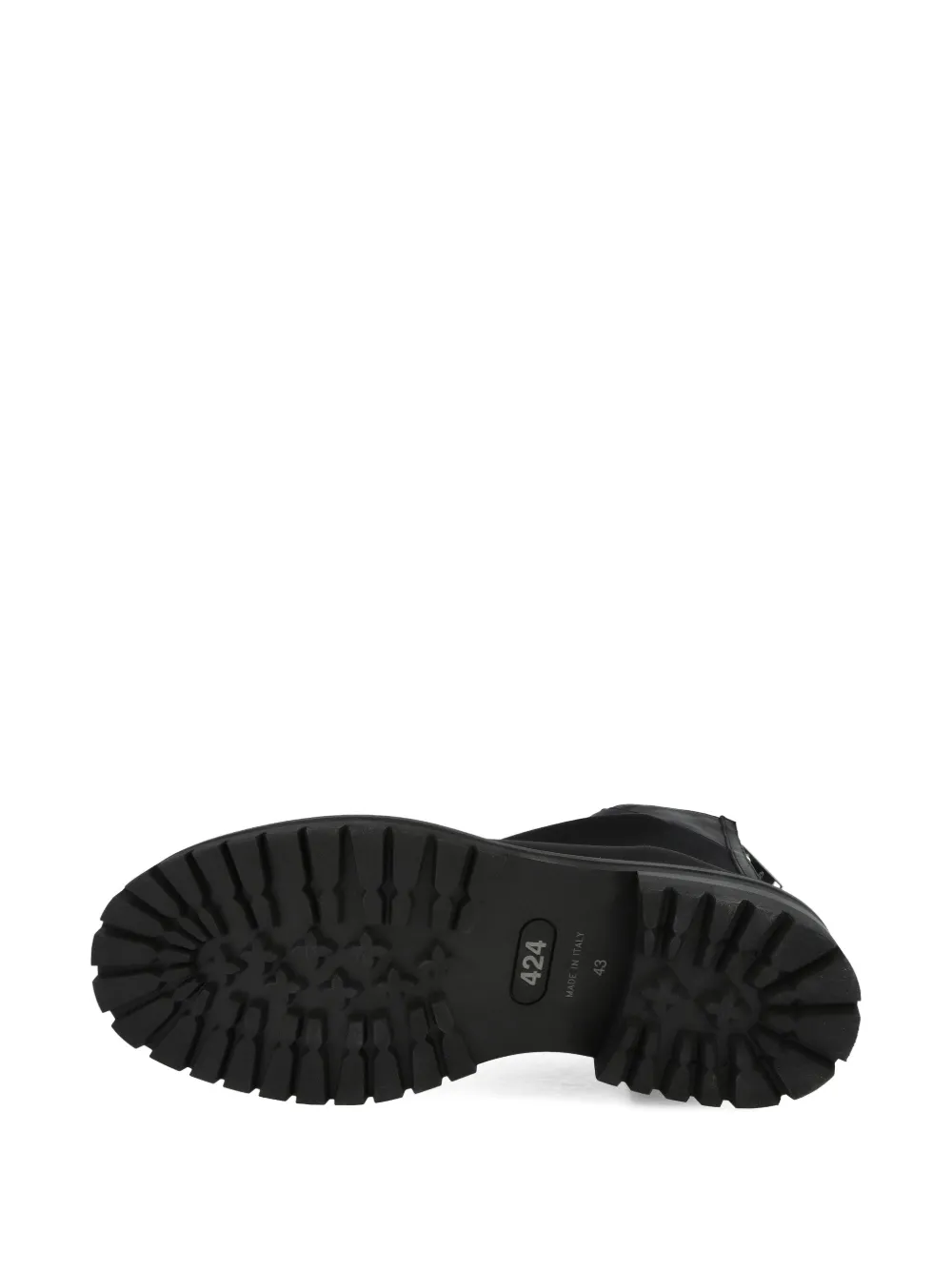 424 Marathon textured boots Zwart