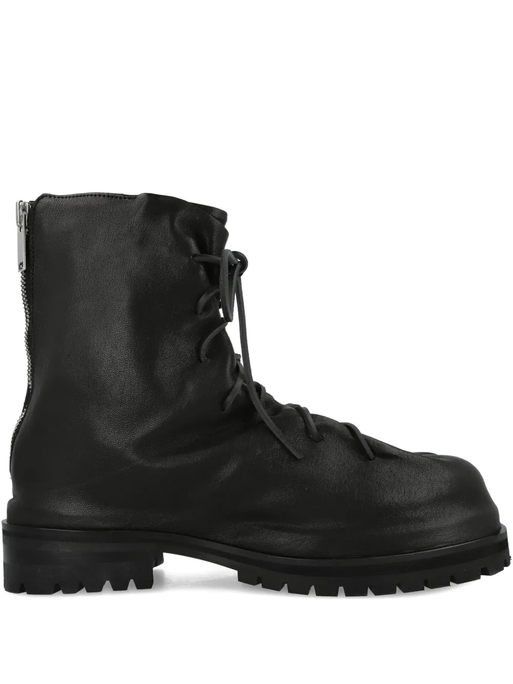 424 Marathon laced zip-up boots | Black | Image 1
