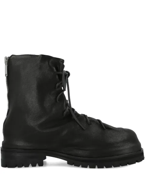 424 Marathon laced zip-up boots