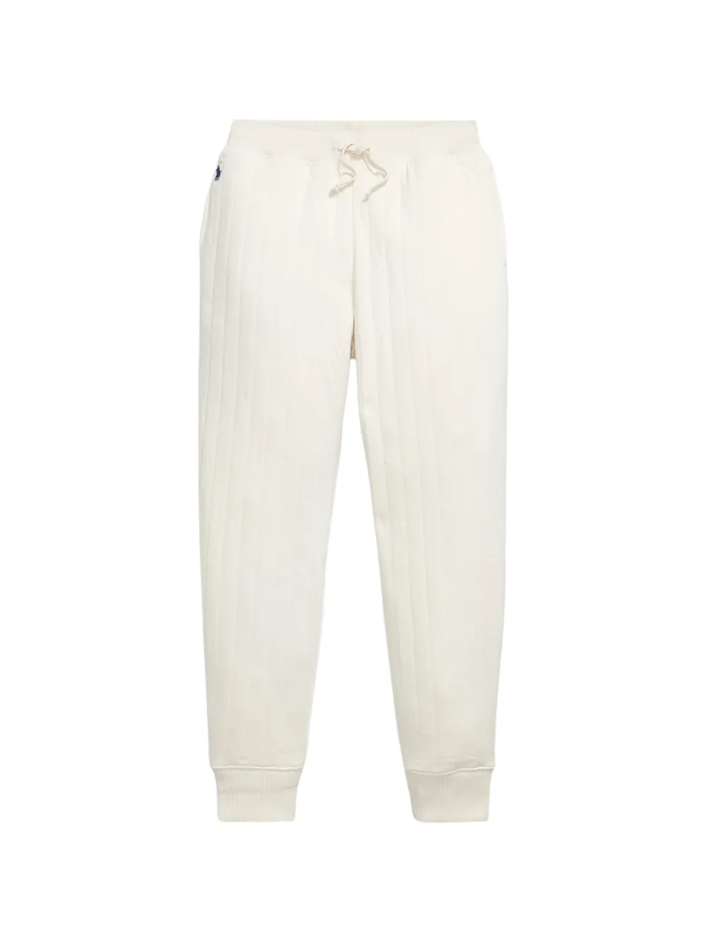 POLO RALPH LAUREN KIDS quilted drawstring track pants - Toni neutri