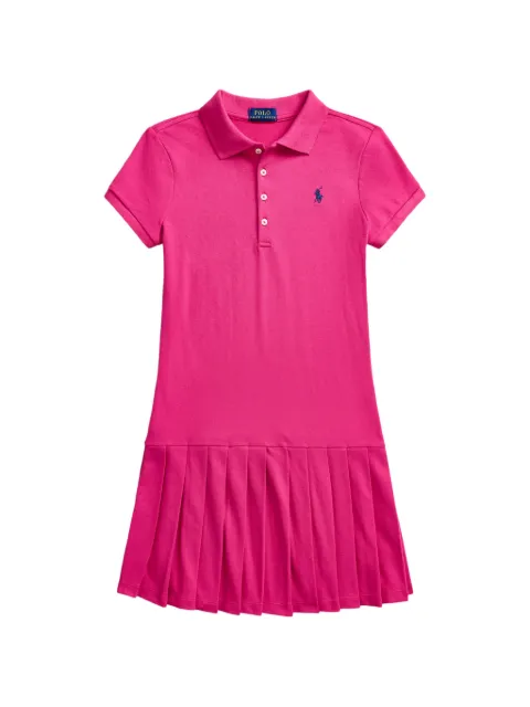 POLO RALPH LAUREN KIDS pleated-skirt polo dress