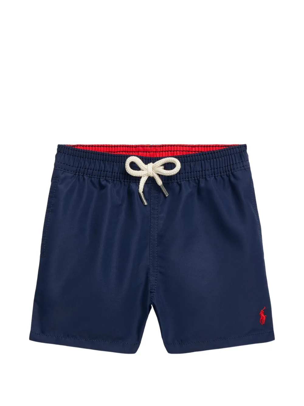 POLO RALPH LAUREN KIDS logo-embroidered swim shorts - Blue