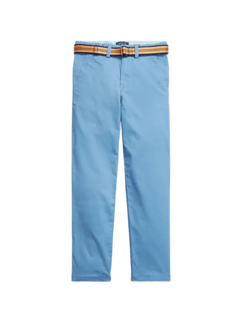 POLO RALPH LAUREN KIDS logo-embroidered trousers