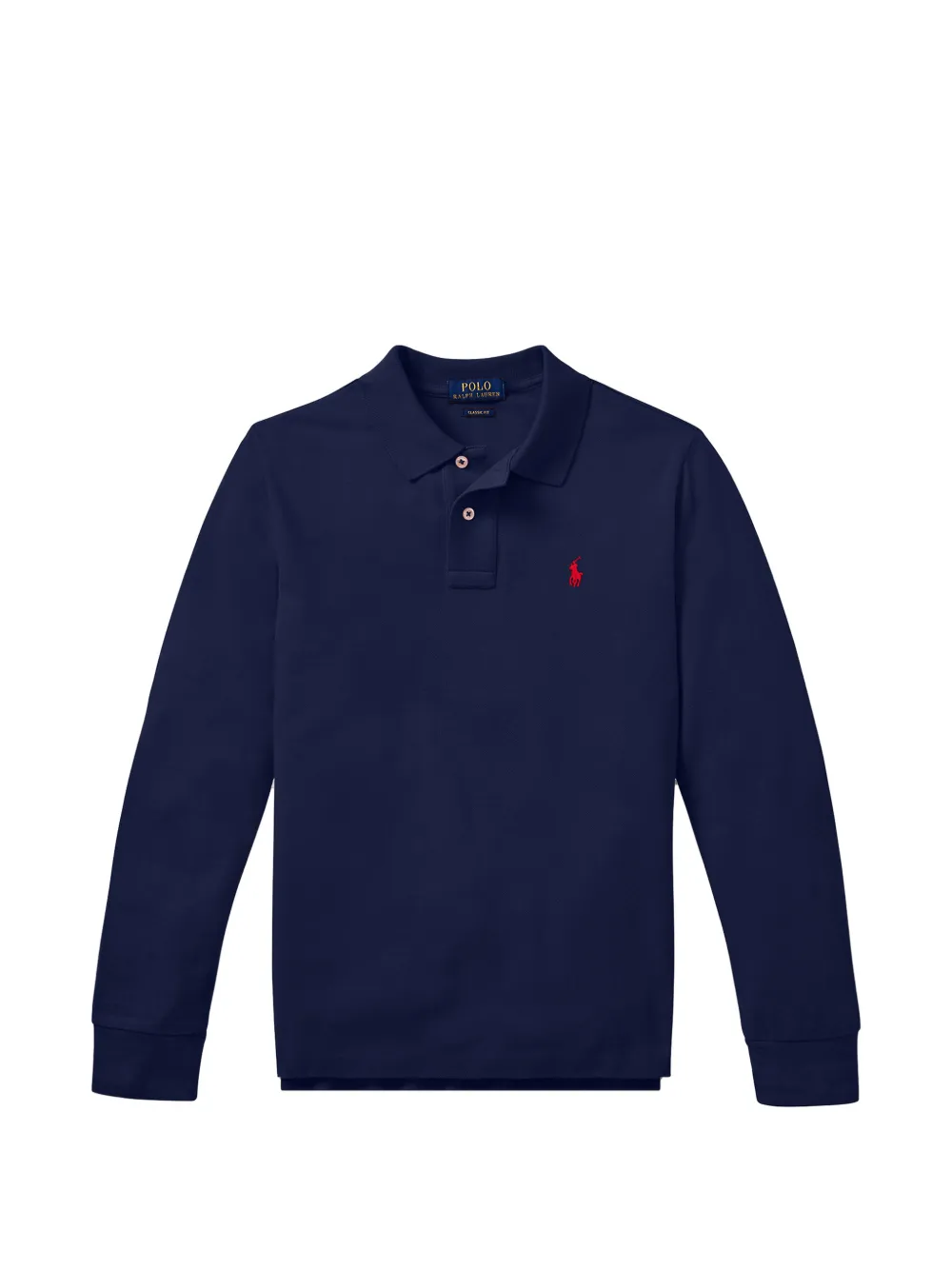 POLO RALPH LAUREN KIDS logo-embroidered polo shirt - Blu