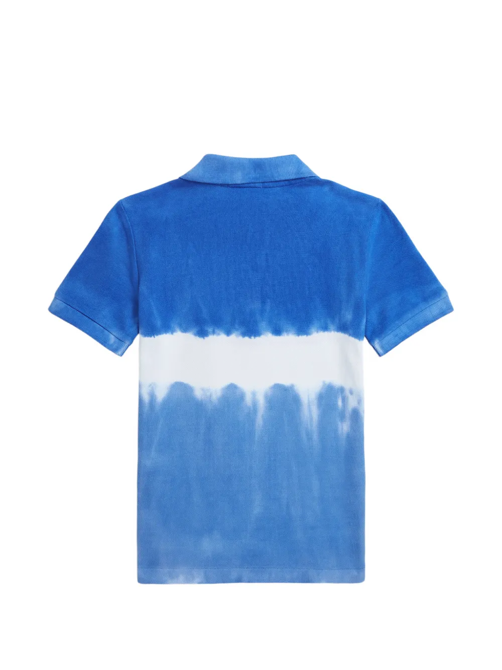 POLO RALPH LAUREN KIDS Piqué poloshirt met tie-dye - Blauw