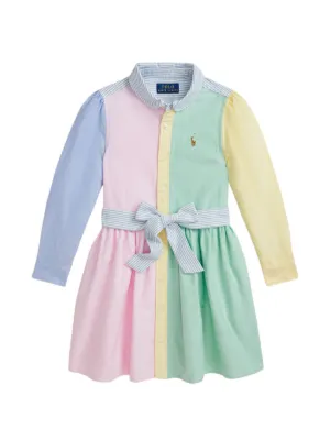 POLO RALPH LAUREN KIDS ストライプ ワンピース | ピンク | FARFETCH JP
