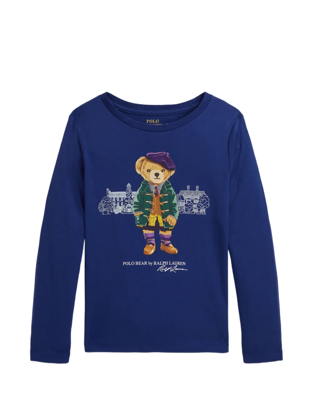 POLO RALPH LAUREN KIDS logo-print T-shirt - Blau