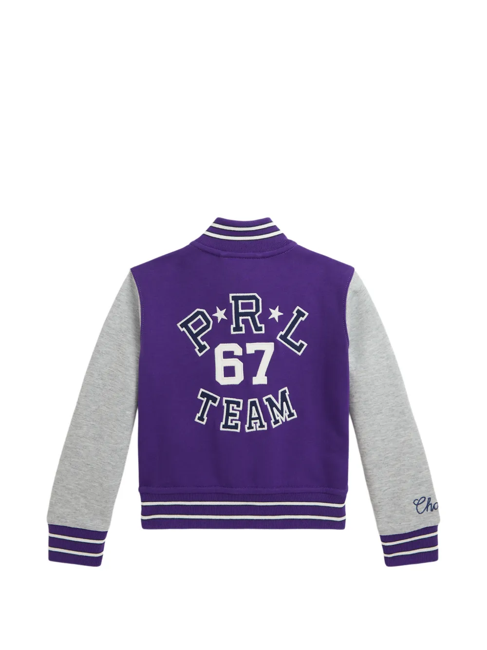 POLO RALPH LAUREN KIDS Baseball bomberjack Paars