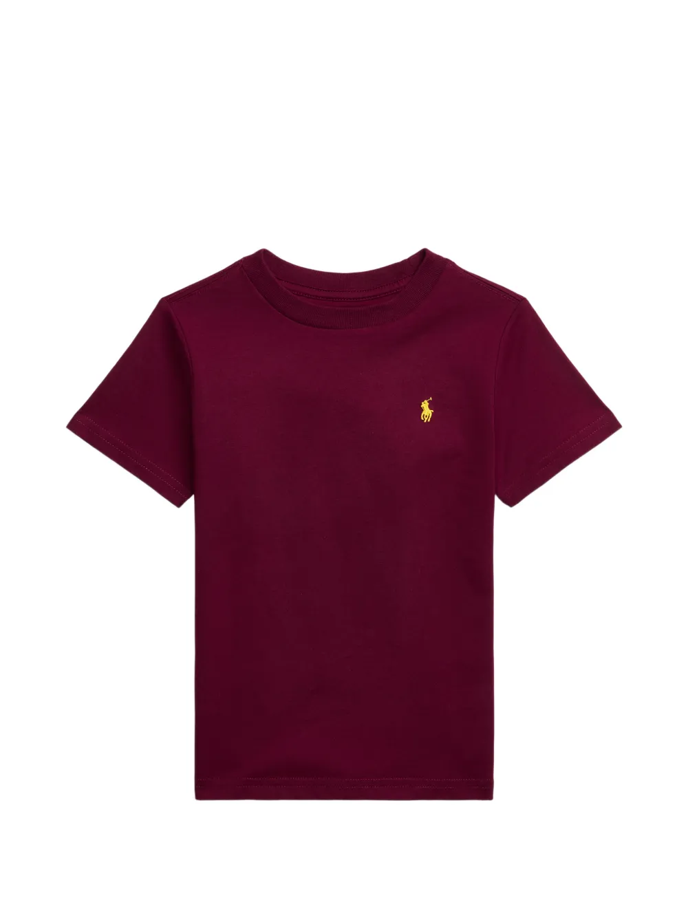 POLO RALPH LAUREN KIDS embroidered-logo T-shirt - Rosso