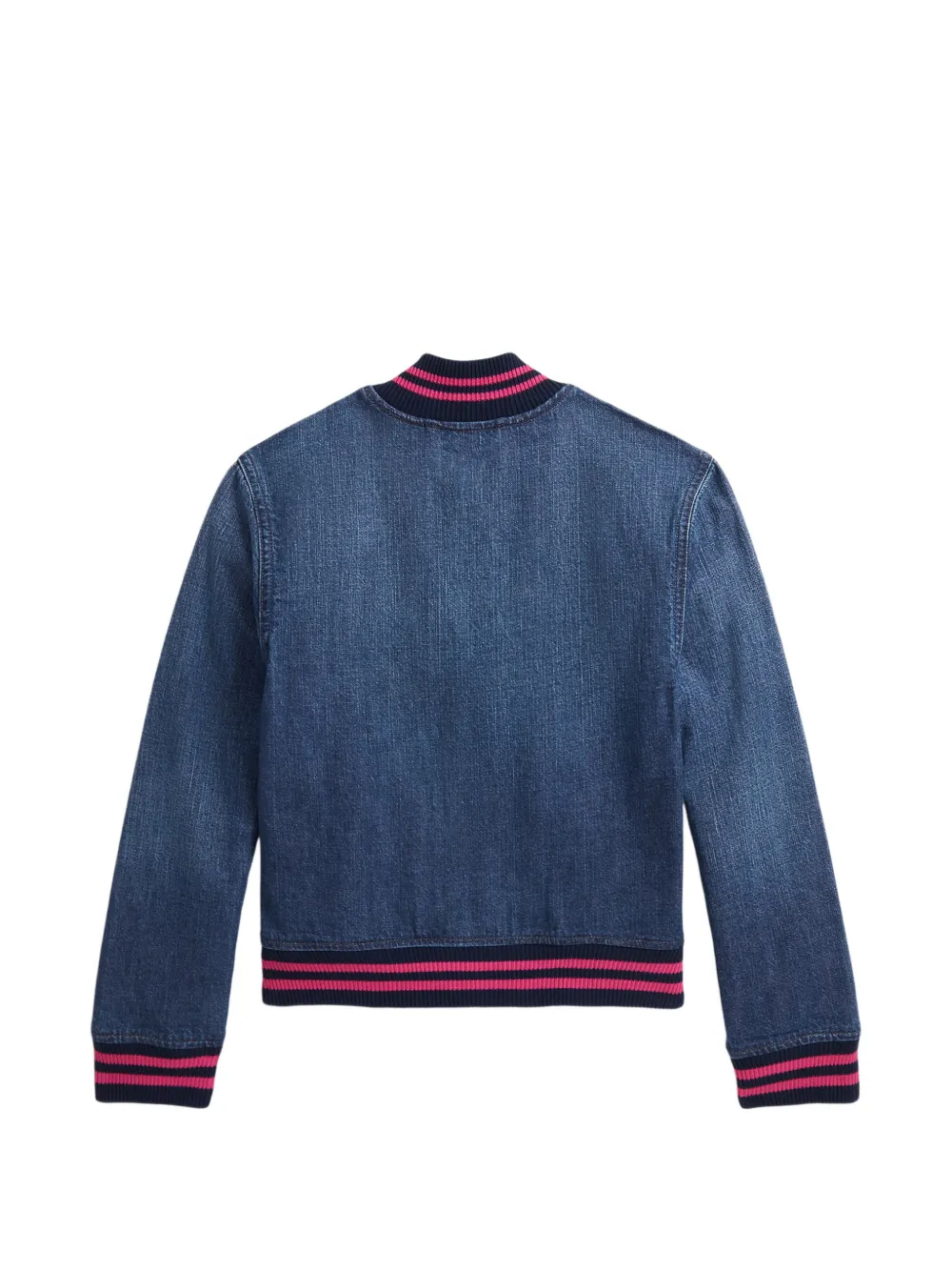 POLO RALPH LAUREN KIDS Geribbeld spijkerjack Blauw