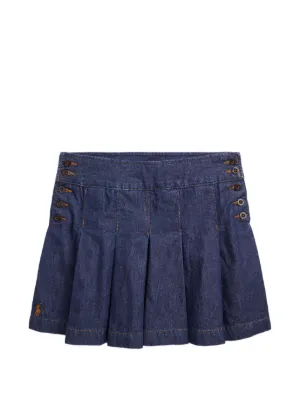 POLO RALPH LAUREN KIDS プリーツ スカート | ブルー | FARFETCH JP