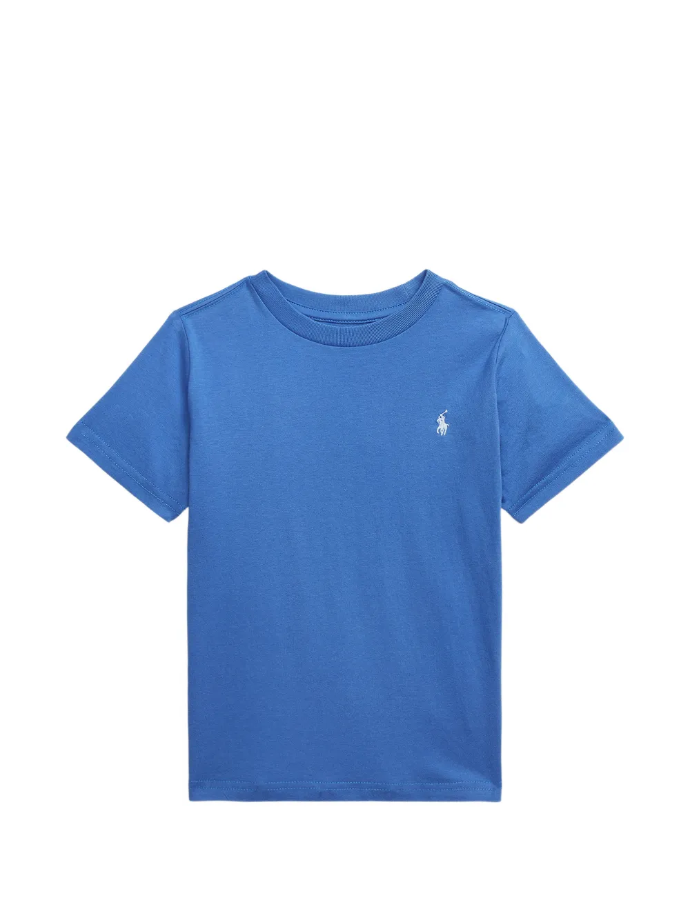 POLO RALPH LAUREN KIDS logo-embroidered short-sleeve T-shirt - Blu