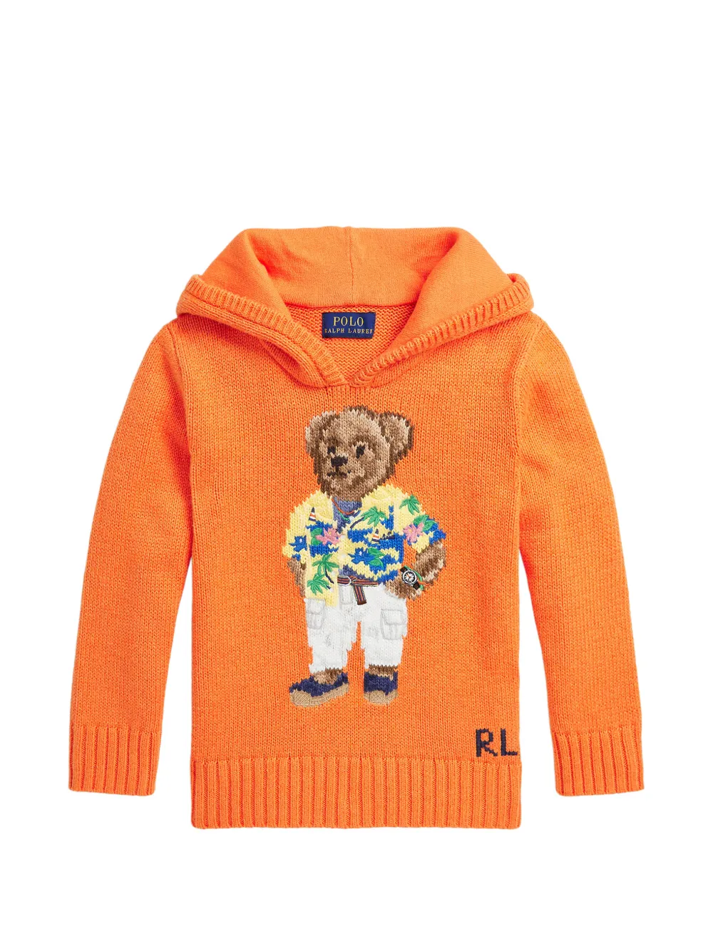 POLO RALPH LAUREN KIDS Polo Bear hoodie - Arancione