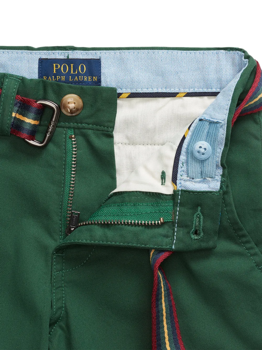 POLO RALPH LAUREN KIDS Chino met ceintuur Groen