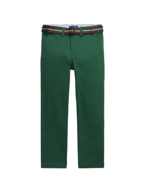 POLO RALPH LAUREN KIDS pantalones chinos con cinturón