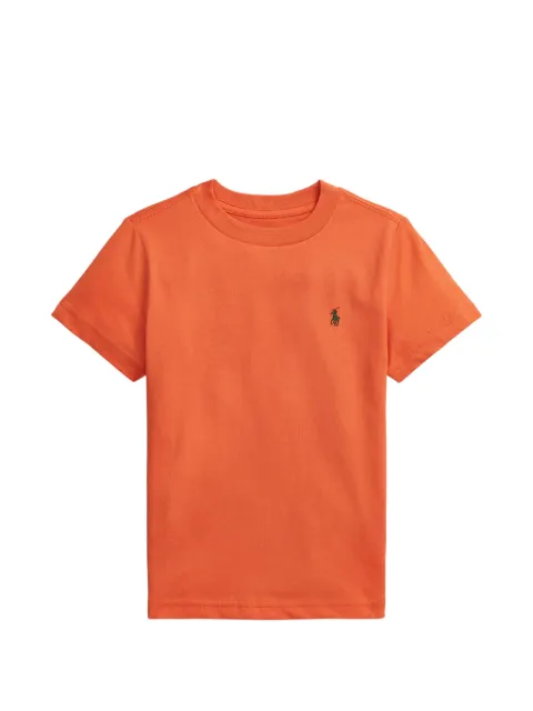 POLO RALPH LAUREN KIDS logo-embroidered cotton T-shirt