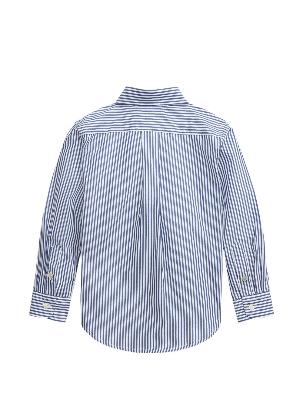 POLO RALPH LAUREN KIDS Gestreept shirt met knopen Blauw