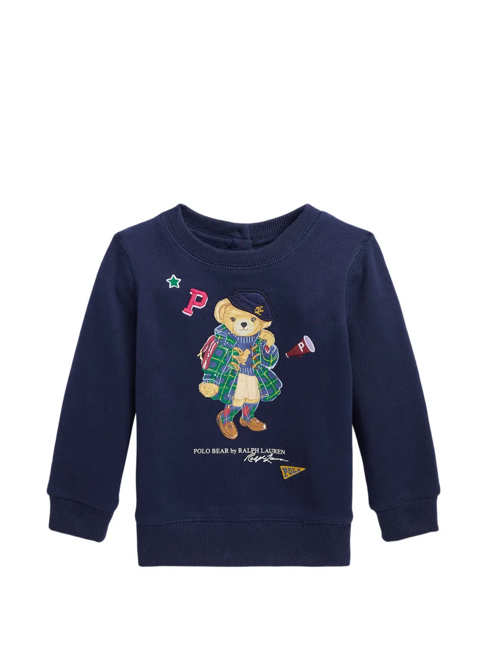 POLO RALPH LAUREN KIDS Polo Bear-print sweatshirt - Blue