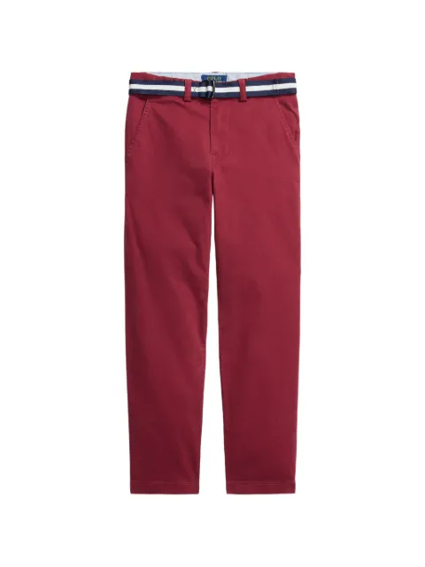 POLO RALPH LAUREN KIDS pantalones con logo bordado