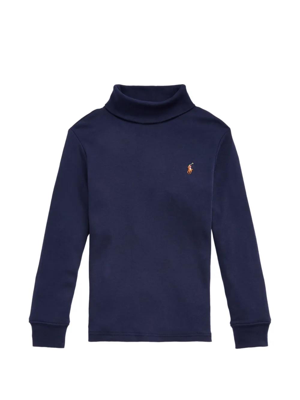 POLO RALPH LAUREN KIDS pony-motif roll-neck sweater - Blu