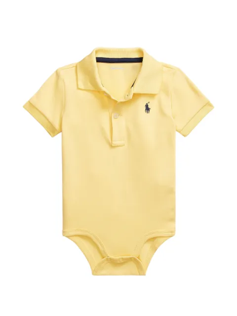 POLO RALPH LAUREN KIDS mameluco con detalle del logo
